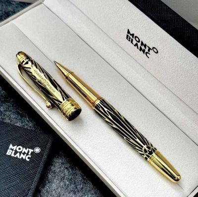 MONTBLANC Da Ban Origin Special Engraving Metal Signature Pen, Precious Bead Pen, Pen, Neutral Pen